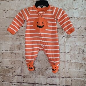 ♥️Carter's Newborn Pumpkin Sleeper , Fold Over Mittens